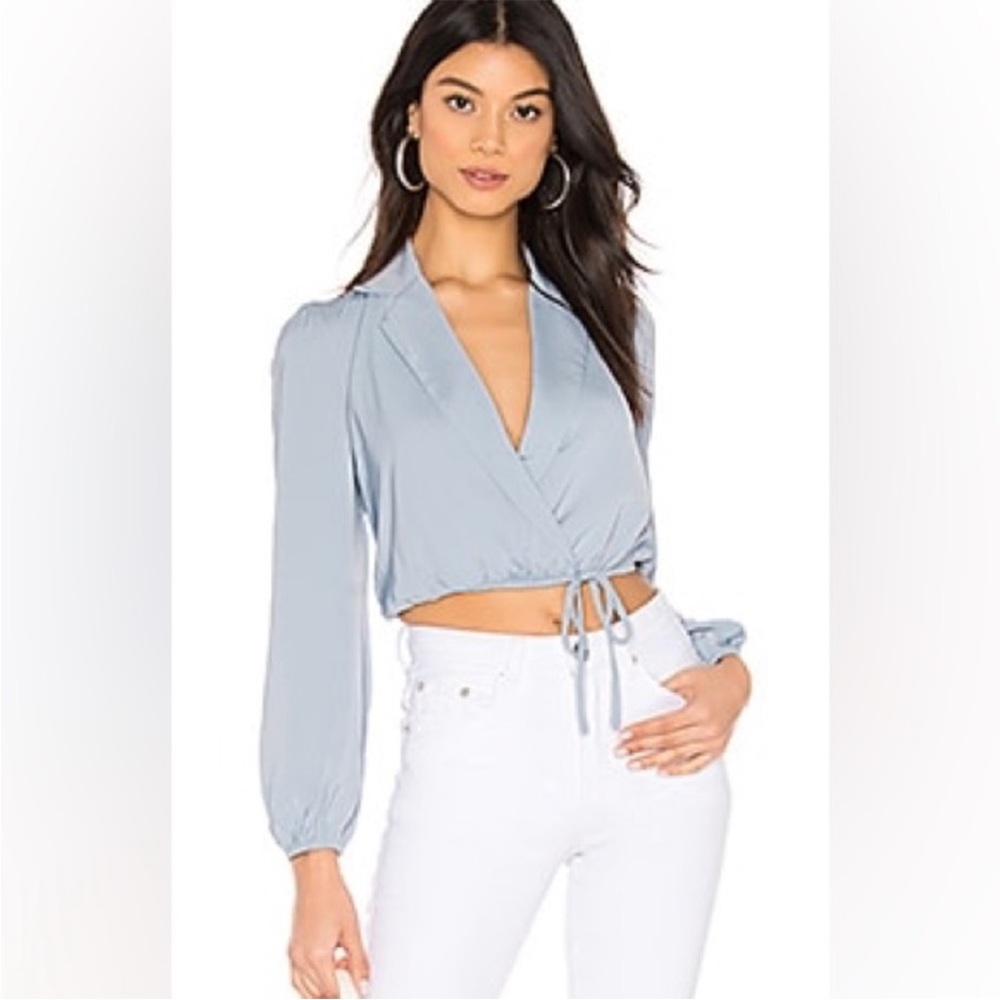 Revolve Superdown Jaira Wrap Tie Top